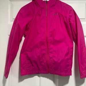 Girls Columbia Pink Rain Jacket